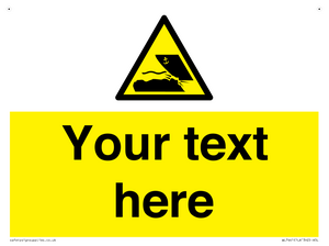 Custom Warning submerged objects in watercraft areas